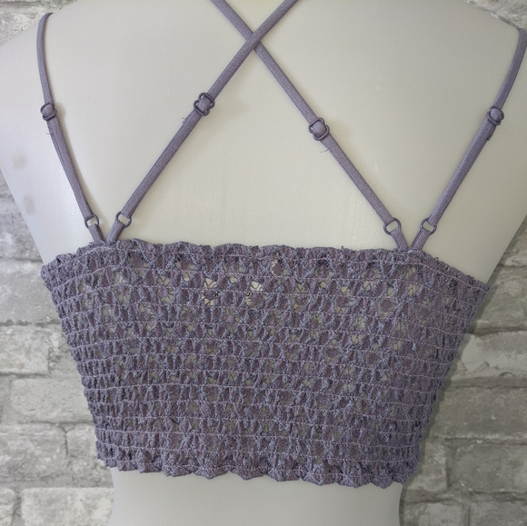 Zenana Purple Lace Bralette - Picture 4 of 4